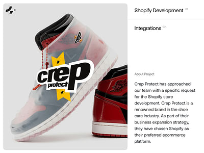 Crep Protect - Shopify Development - Creazione di siti web