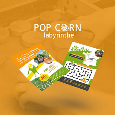 Graphisme Pop Corn Labyrinthe - Branding y posicionamiento de marca
