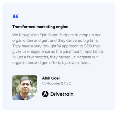 Drivetrain - SEO - Digital Strategy