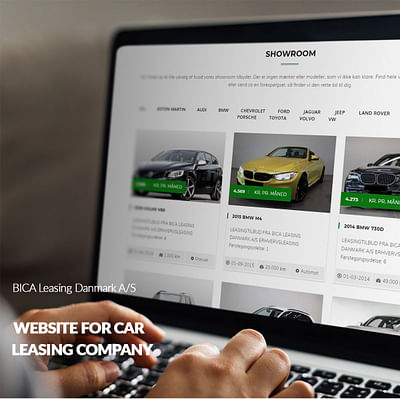 Website Development for Leasing Company - Website Creatie