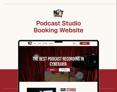 [Web App] Booking Website for Podcast Studio - Web Application
