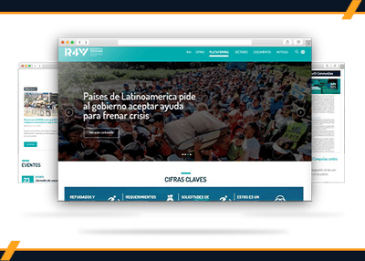 Redesign of the R4V website & widgets - Website Creation