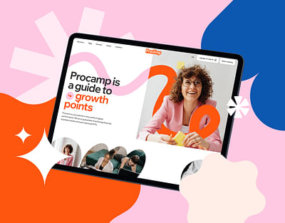 Procamp. Visual Identity. Website - Branding & Positionering