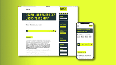 Corporate Identity Gunter Dueck - Webseitengestaltung