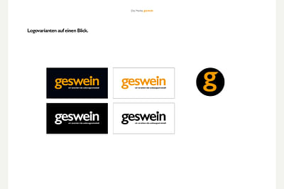 Geswein Versicherungsmakler Kampagne und Website - Webseitengestaltung