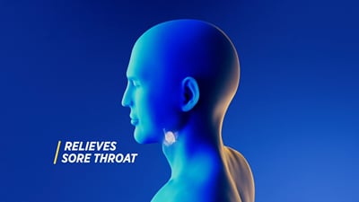 Theraflu Blue Man, Mechanism of Action - 3D