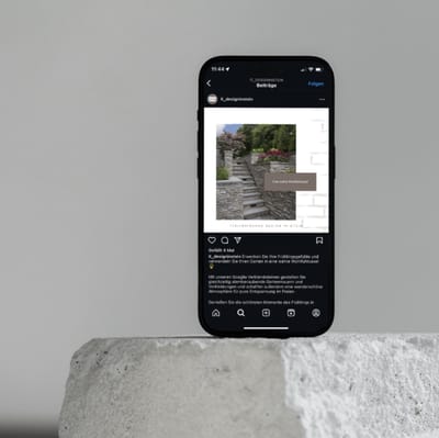 Italienisches Design in Stein - Social Media - Social Media