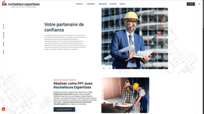 Refonte du site Rochefaure Expertise - Création de site internet