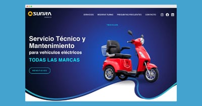Sunra Nordelta - Diseño web Wordpress - Webseitengestaltung