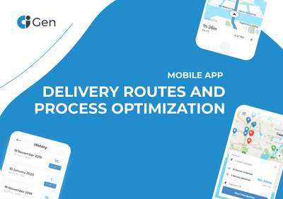 iOS app development for optimizing delivery routes - Application mobile