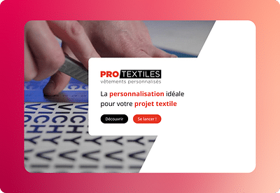 Protextiles - Création de site internet