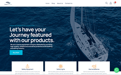 E-Commerce Website for Marine Products - Référencement naturel