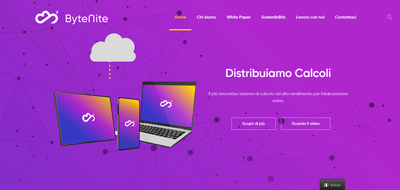 Creazione Sito - ByteNite - Copywriting