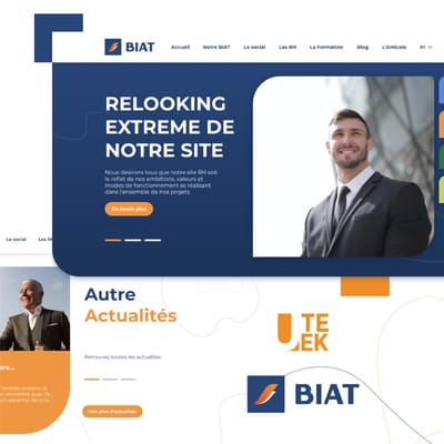 Conception et développement du site web - BIAT - Application web