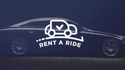 Brand identity for p2p car-sharing  "RentRide" - Grafikdesign