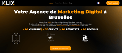 Klixdigital website - Publicité