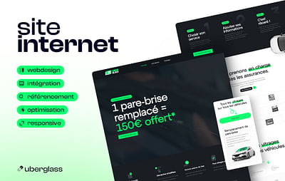 Création de site web vitrine | UberGlass - Création de site internet