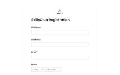 SkillsClub Website Development - Website Creation