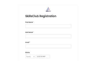 SkillsClub Website Development - Website Creation