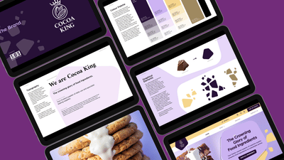 A BRAND FIT FOR A KING:  LAUNCHING COCOA KING ONLINE - Website Creation