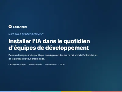 Installer l'IA dans le quotidien d'équipes de développement - Data Consulting
