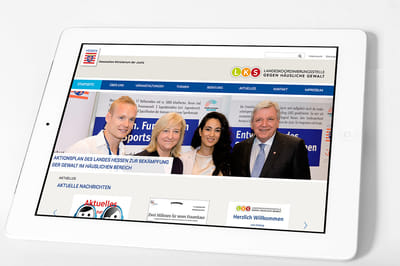 "Landeskoordinierungsstelle gegen häusliche Gewalt - Webseitengestaltung