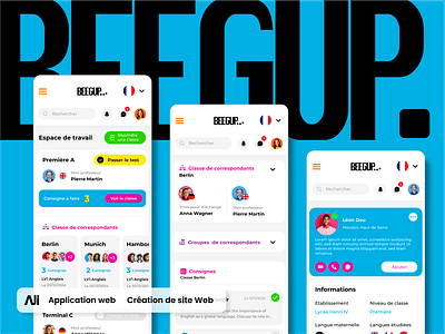 Beegup - Plateforme Web au service des langues - Application web