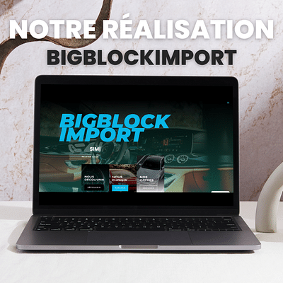 Création de site internet - BigBlockImport - Webseitengestaltung