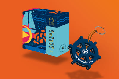 Packaging Design für die ancora Marina - Grafikdesign