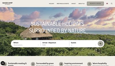 SEA campagnes hotelboekingen Basecamp Ecoresorts - Marketing