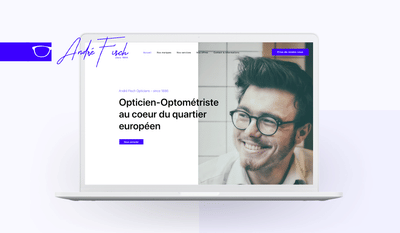 Une nouvelle image pour les Opticiens Fisch - Création de site internet