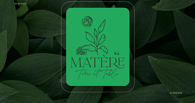 Matère - Brand Identity - Image de marque & branding