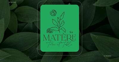 Matère - Identité de marque - Branding & Positioning