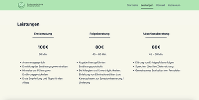 Komplettpaket - Webseite, Logo & Visitenkarten - Création de site internet
