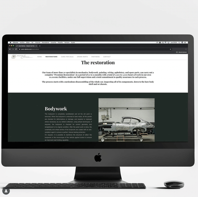 Auto Storica - Website - Photography