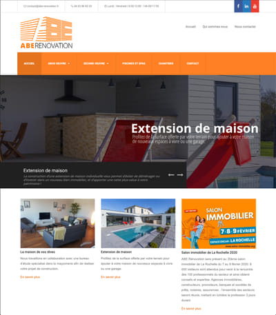 Site administrable avec shooting photos - Ergonomie (UX/UI)