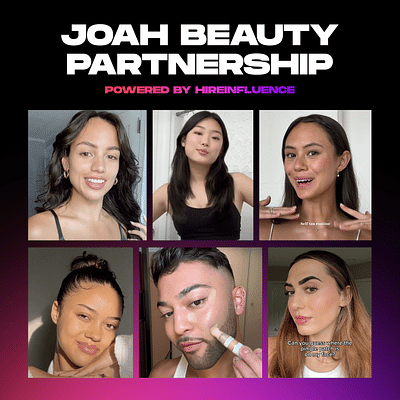 Joah Beauty Rebrand - Social Media