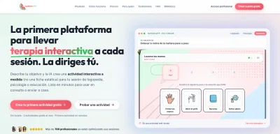 SandiApp: plataforma con IA para logopedas, terapeutas y educadores - Software Development