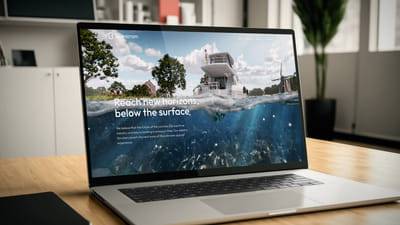 Bluestrom de wereldzeeën laten bevaren - Design & graphisme
