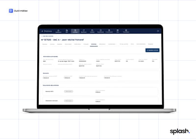 Profina - Outil métier - Website Creation