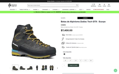 Deporte Hábitat - Magento Open Source - E-commerce