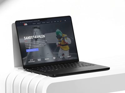 Blast Tehnik: a multi-market website for an industrial leader - Webseitengestaltung