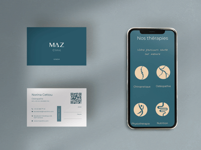 Identité graphique et refonte website - Maz Clinic - Ergonomie (UX/UI)
