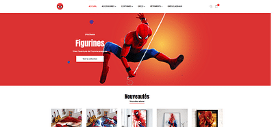 Univers Spiderman - Webseitengestaltung