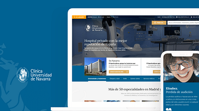 Rediseño web de la Clínica Universidad de Navarra - Usabilidad (UX/UI)