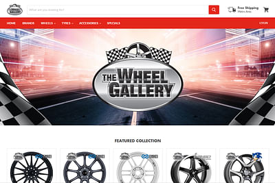 The Wheel Galary - Website Creation
