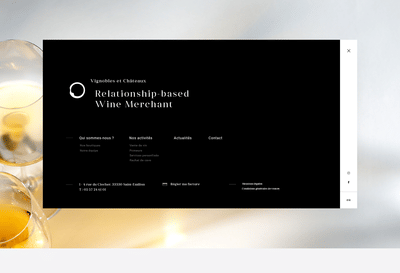 Site vignobles-et-chateaux.fr - Création de site internet