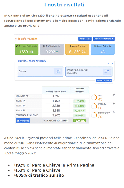 Recupero sito dopo disastro tecnico: traffico moltiplicato - SEO