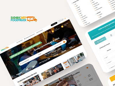 BookMyFoodTruck Logiciel - Creación de Sitios Web