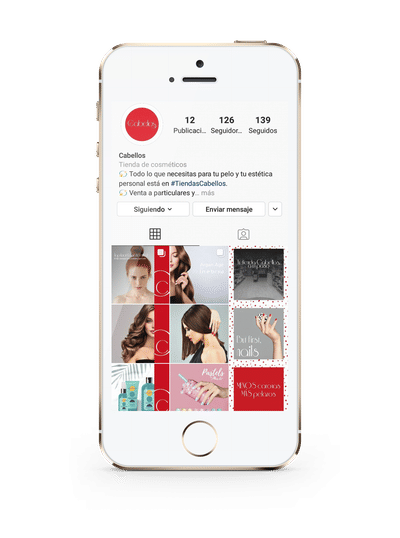 Estrategia Digital Tiendas Cabellos - Redes Sociales